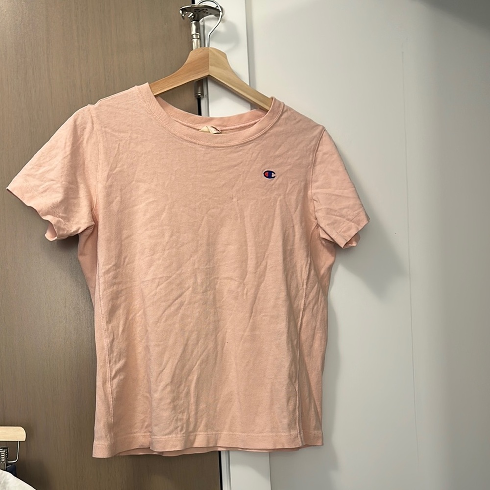 Champion Orange and Pink Short Sleeve Tee